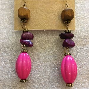 EL by Erica Lyons ~ el fuchsia Drop Earrings